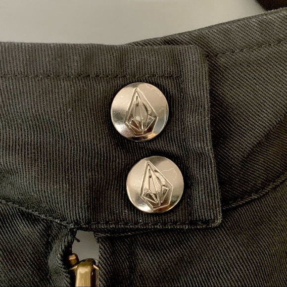 VOLCOM Frochickie Jacket Full Zip Twill Cotton Black Utility Size Large - Picture 5 of 16